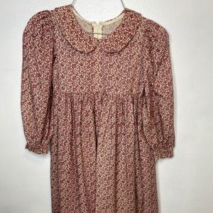 Vintage girl’s homemade dress 6/7 cottagecore